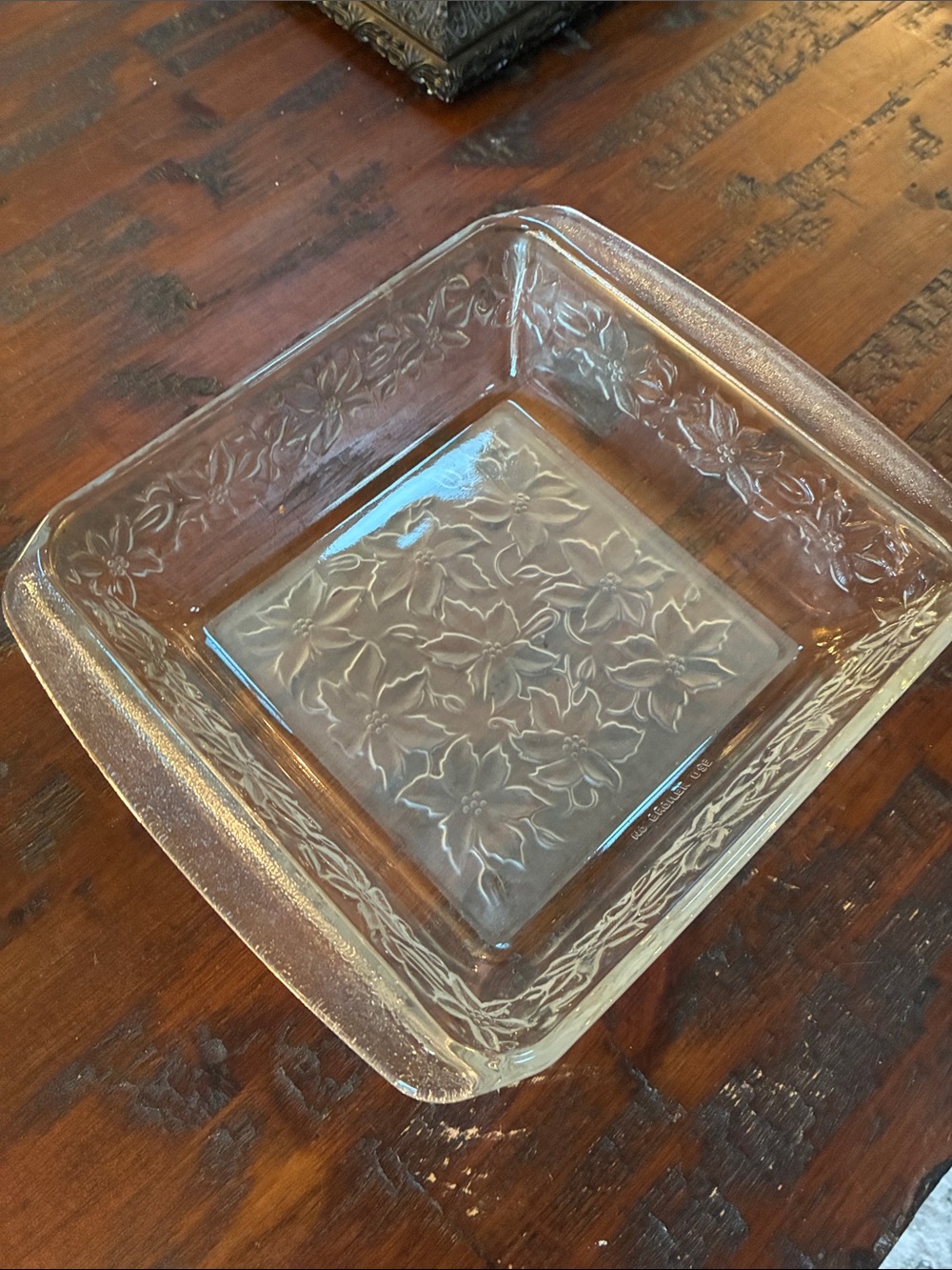 Princess House Fantasia 8x8 square Crystal Baking Dish